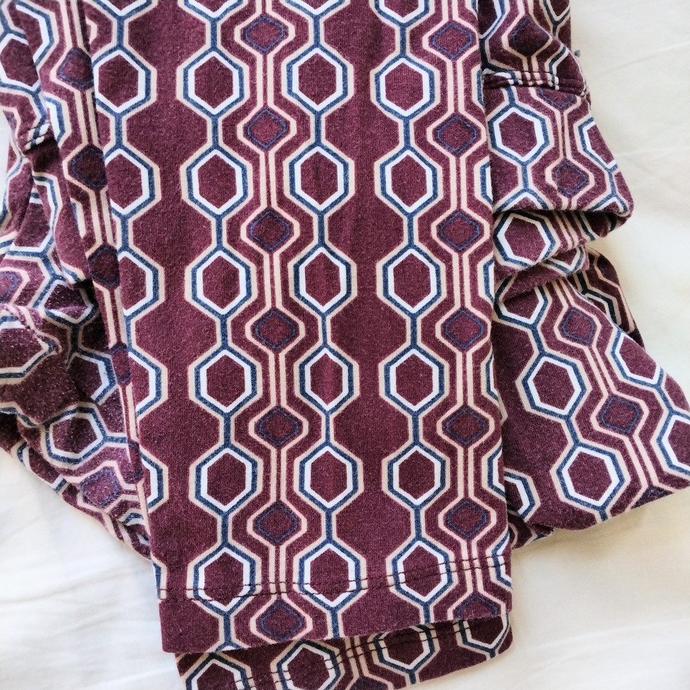 Pact Women's Cotton Geometric Pattern Super Soft Leggings - Picture 9 of 9